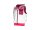 WOWOW Reflexweste "Yoho Jacket Pink FR"  Gr. L