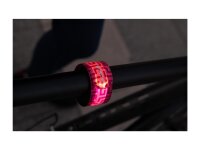 WOWOW Reflexband "Stardust Snap Wrap LED pink