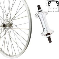 Vorderrad 24", silber Kastentyp, Aluminiumfelge und...