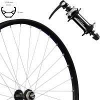 Vorderrad 28", Disc Centerlock, schwarz, SE TAURUS...