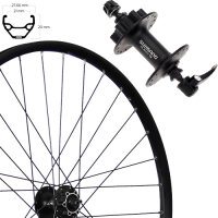 Vorderrad 28", Disk 6-Loch, schwarz, SE TAURUS 21,...