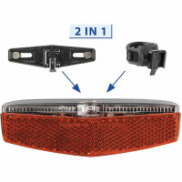 Akku-Rücklicht HELIOS USB M-WAVE, schwarz,...