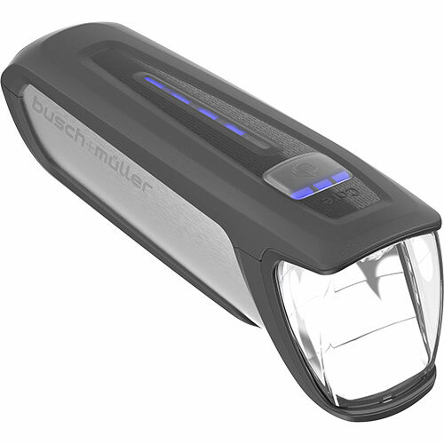 Akku-Scheinwerfer IXON CORE 2 B+M, schwarz-silber, 70 lx, Netzteil + Ladekabel