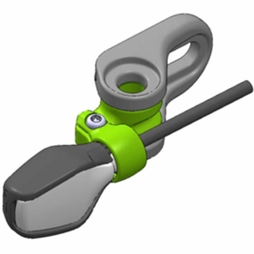 Adapter kurz für TURNTEC® B+M, für Gabelhalterbefestigung