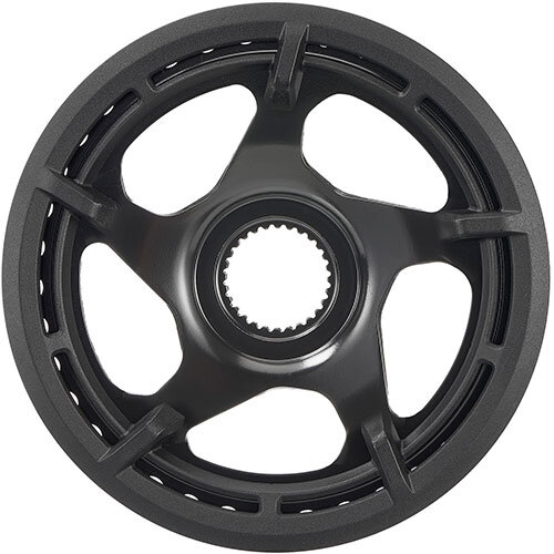 Kettenblatt E-Bike Bosch Gen4/Gen5 Samox, 38Z, schwarz, Direct mount, mit Kettensch.