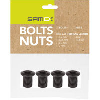 Kettenblattschrauben E-Bike Samox, M8x 0,75x 7 mm, 4...