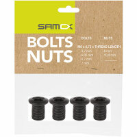 Kettenblattschrauben E-Bike Samox, M8x 0,75x 10,3 mm, 4...