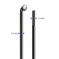 Speiche STD13, 280mm, Ø=2,3mm, 95°, schwarz...