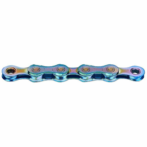 Kette X11 11-fach, 118 Glieder KMC, Missing Link, 1/2"x11/128", aurora blue