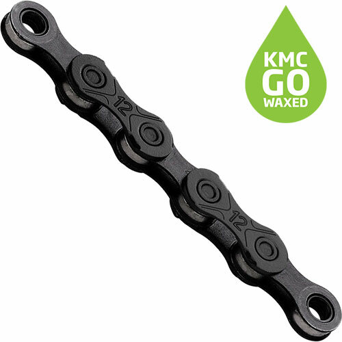 Kette X12 12-fach, 126 Glieder, gewachst KMC, Missing Link, 1/2"x11/128", schwarz