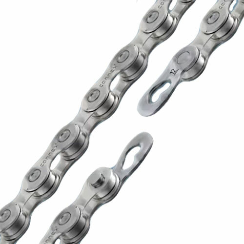 Kette 12sW 12-fach, 118 Glieder Connex, Kettenschloss, 1/2"x11/128", silber