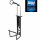 Flaschenhalter XL bis 1,5 l Aluminium, schwarz/silber