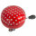 Glocke LADYBIRD Maxi M-WAVE, Stahl, Ø=80mm, rot