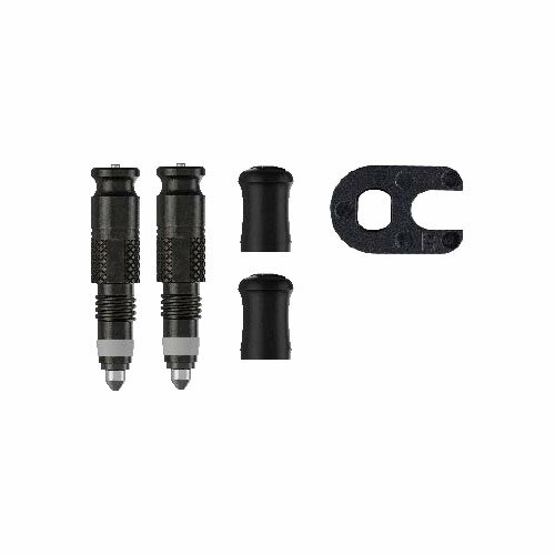 CLIK VALVE SV - SCV Ventil - Umbausatz, schwarz Schwalbe, Paar, 1 Schlüssel, 2 Staubkappen