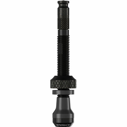 CLIK VALVE Tubeless Ventil 80mm, SCV Schwalbe, Paar, schwarz