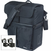 Schultertasche MOVE 15 Liter Basil, MIK Hooks, schwarz