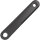 Kurbel E-Bike, rechts, L=165mm, Offset 13mm Samox, für Bosch & Brose etc., Aluminium, schwarz