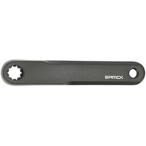 Kurbel E-Bike, links, L=175mm, Offset 13mm Samox, für Bosch & Brose etc., Aluminium, schwarz