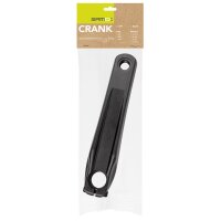 Kurbel E-Bike, rechts, L=165mm, Offset 13mm Samox, für Shimano, Aluminium, schwarz