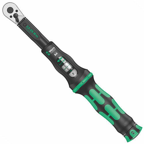 Click-Torque A 6 Drehmomentschlüssel 2,5-25 Nm Wera, mit Umschaltknarre, 1/4" Sechskant