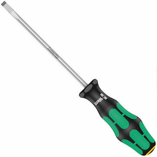 335 Schlitz-Schraubendreher - Elektrikerklinge Wera, 1.0 x 5.5 x 125 mm, Lasertip