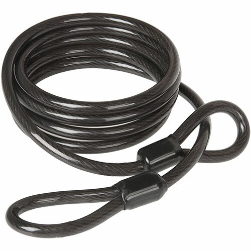 Schlaufenkabel S 8.18 L M-WAVE, L=1800mm, Ø=8mm, schwarz