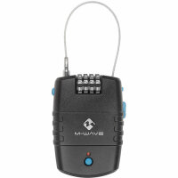 Alarmschloss Lock N Roll M-WAVE, Zahlenschloss, L=730mm