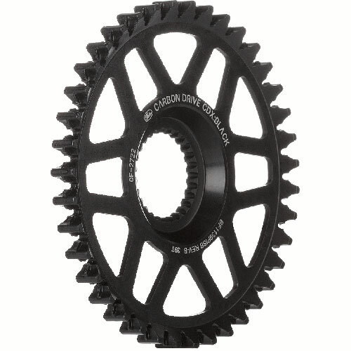 Gates CDX vordere Riemenscheibe 39 Zähne, Direct Mount, Pinion, schwarz