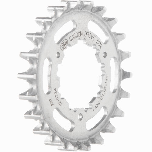 Gates CDX hintere Riemenscheibe 22 Zähne, Enviolo E9, silber