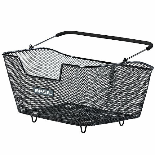 Gepäckträgerkorb BASE M Basil, schwarz, Multi System NX