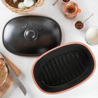 RÖMERTOPF Brot-Frische-Topf ov.Medi schwarz