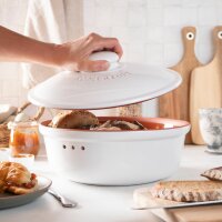 RÖMERTOPF Brot-Frische-Topf rund weiß