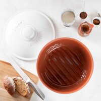 RÖMERTOPF Brot-Frische-Topf rund weiß