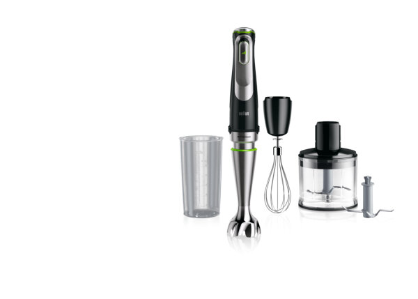 BRAUN MQ 9135XI Stabmixer-Set Multi Quick 9 1200W Edelstahl