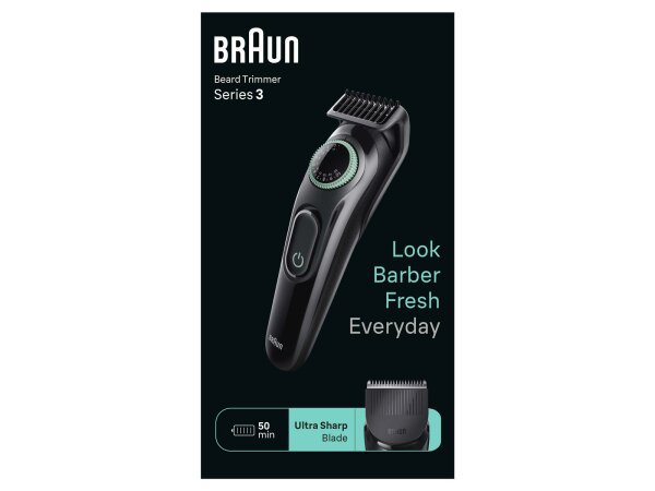 BRAUN Barttrimmer BeardTrimmer Series 3 BT3411