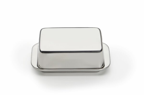 WEIS Butterdose 1/2 Pfund für 250g doppelwandig Edelstahl