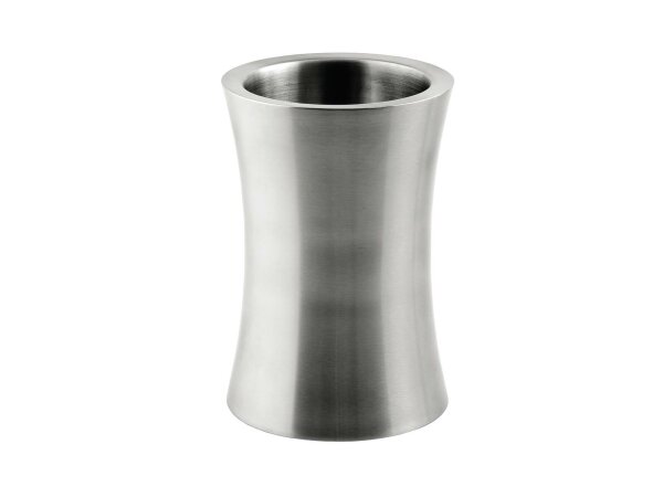 WEIS Flaschenkühler H19cm Ø13cm doppelwandig tailliert Edelstahl