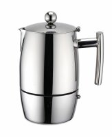 WEIS Espressokocher Premium 10 Tassen Edelstahl