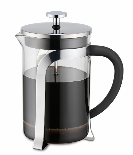 WEIS Pressfilterkanne 0,6l Borosilikatglas/Edelstahl