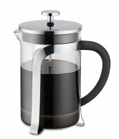 WEIS Pressfilterkanne 0,6l Borosilikatglas/Edelstahl