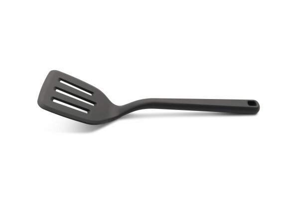 WEIS Pfannenwender 31cm geschlitzt mit Eisenkern Silikon grau