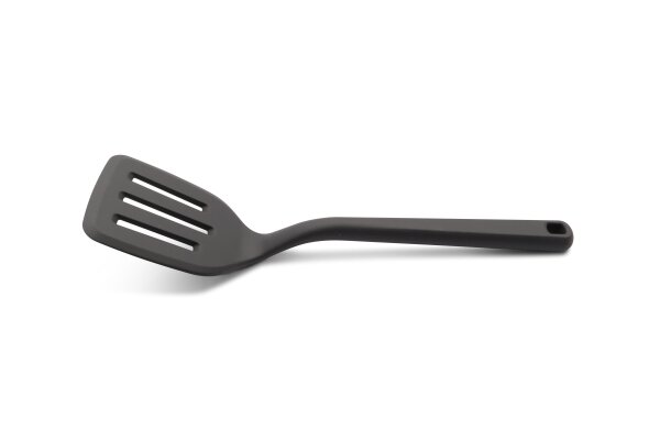 WEIS Pfannenwender 31cm geschlitzt mit Eisenkern Silikon grau