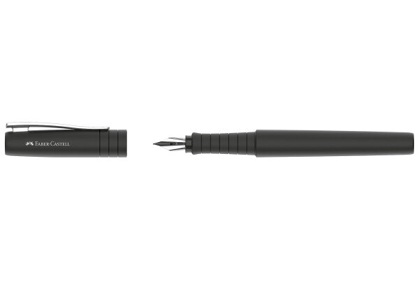 FABER CASTELL Füller Poly Pen M schwarz
