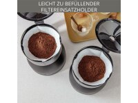 KRUPS KT8501 Kaffeeautomat Duothek Therm 2x8 Tassen 850W schwarz