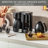 KRUPS KT8501 Kaffeeautomat Duothek Therm 2x8 Tassen 850W schwarz