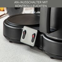 KRUPS KT8501 Kaffeeautomat Duothek Therm 2x8 Tassen 850W schwarz