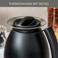 KRUPS KT8501 Kaffeeautomat Duothek Therm 2x8 Tassen 850W schwarz