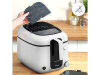 TEFAL FR3101 Fritteuse Super Uno 1,5kg 1800W weiß/schwarz