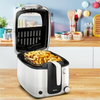 TEFAL FR3101 Fritteuse Super Uno 1,5kg 1800W weiß/schwarz