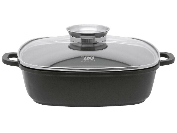 ELO Servierpfanne Alucast Elo Dur Select 28x28cm mit Deckel